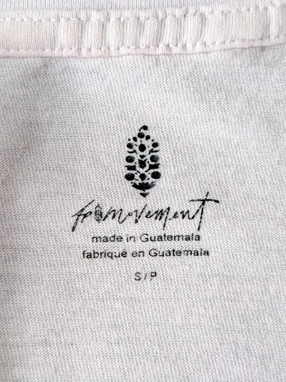 Free People Movement Inspire Tee Oversized Cropped Pastel Pink small - Picture 7 of 9